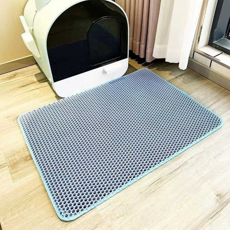 Double-Layer EVA Cat Litter Pad | Waterproof Trapping Mat