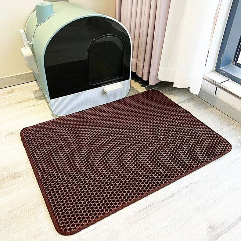 Double-Layer EVA Cat Litter Pad | Waterproof Trapping Mat