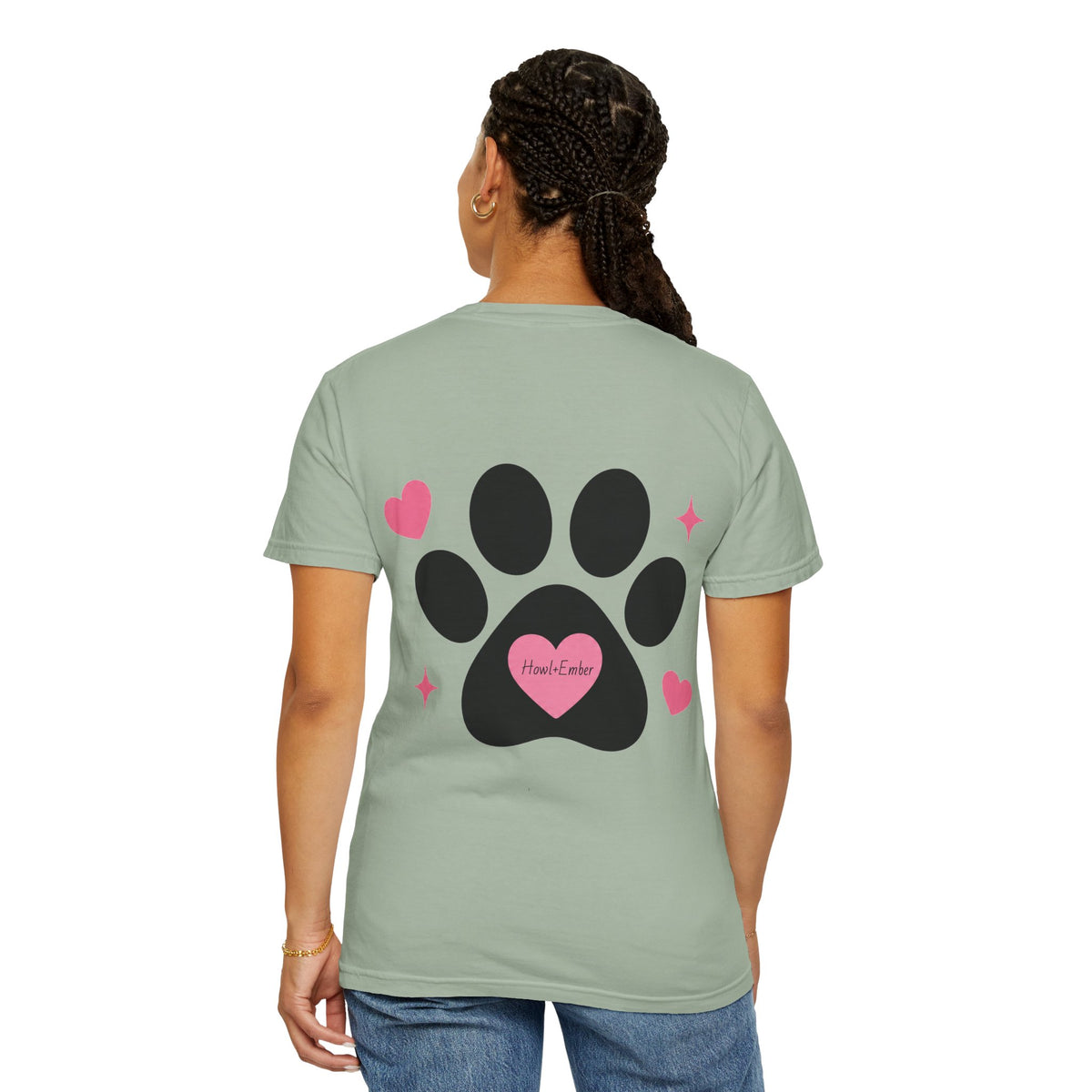 All I Need Is Dogs & Good Vibes Comfort Colors® 1717 T-Shirt | Cute Dog Lover Graphic Tee | Gift for Dog Mom | Unisex Garment-Dyed Shirt