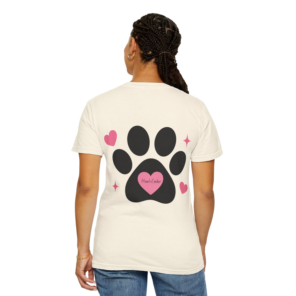 All I Need Is Dogs & Good Vibes Comfort Colors® 1717 T-Shirt | Cute Dog Lover Graphic Tee | Gift for Dog Mom | Unisex Garment-Dyed Shirt