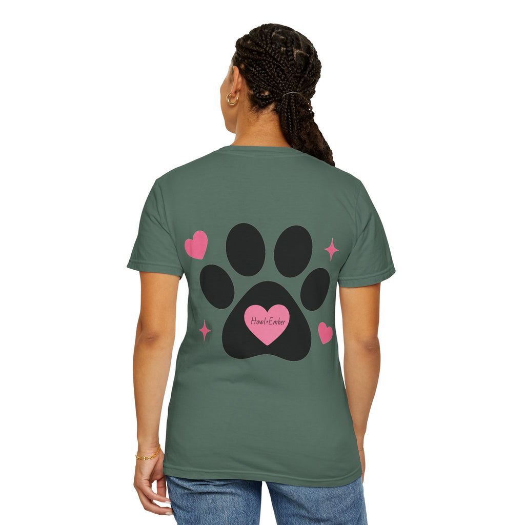 All I Need Is Dogs & Good Vibes Comfort Colors® 1717 T-Shirt | Cute Dog Lover Graphic Tee | Gift for Dog Mom | Unisex Garment-Dyed Shirt