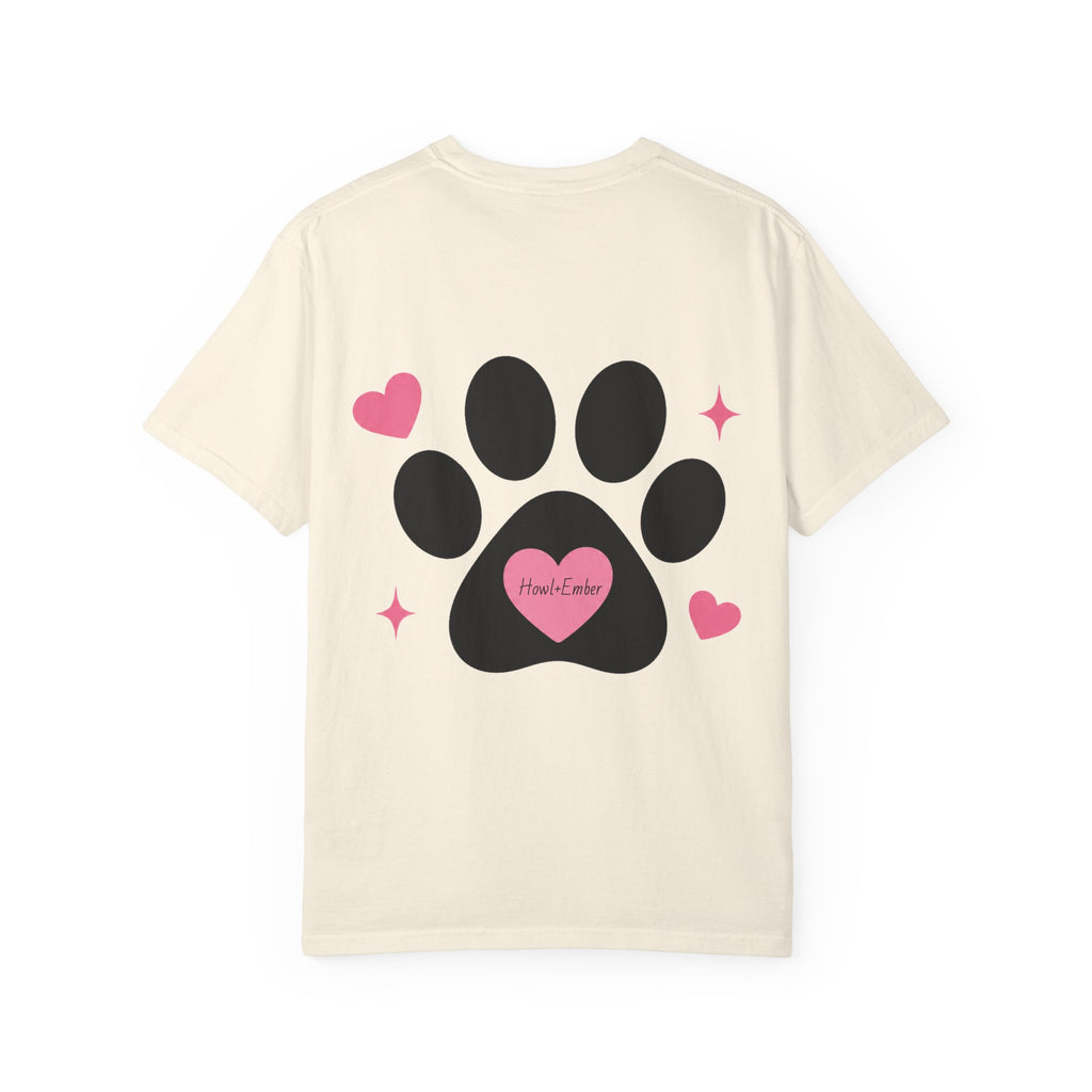 All I Need Is Dogs & Good Vibes Comfort Colors® 1717 T-Shirt | Cute Dog Lover Graphic Tee | Gift for Dog Mom | Unisex Garment-Dyed Shirt