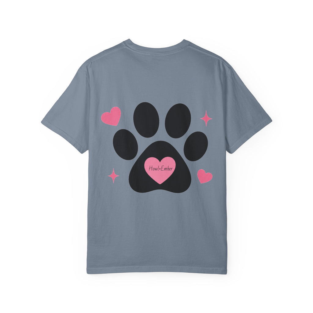 All I Need Is Dogs & Good Vibes Comfort Colors® 1717 T-Shirt | Cute Dog Lover Graphic Tee | Gift for Dog Mom | Unisex Garment-Dyed Shirt