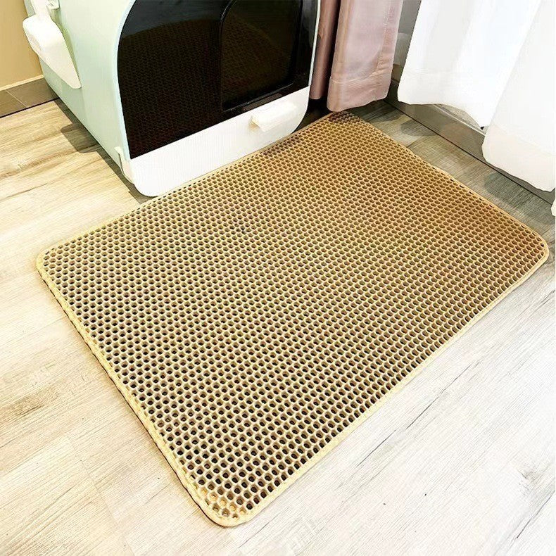 Double-Layer EVA Cat Litter Pad | Waterproof Trapping Mat