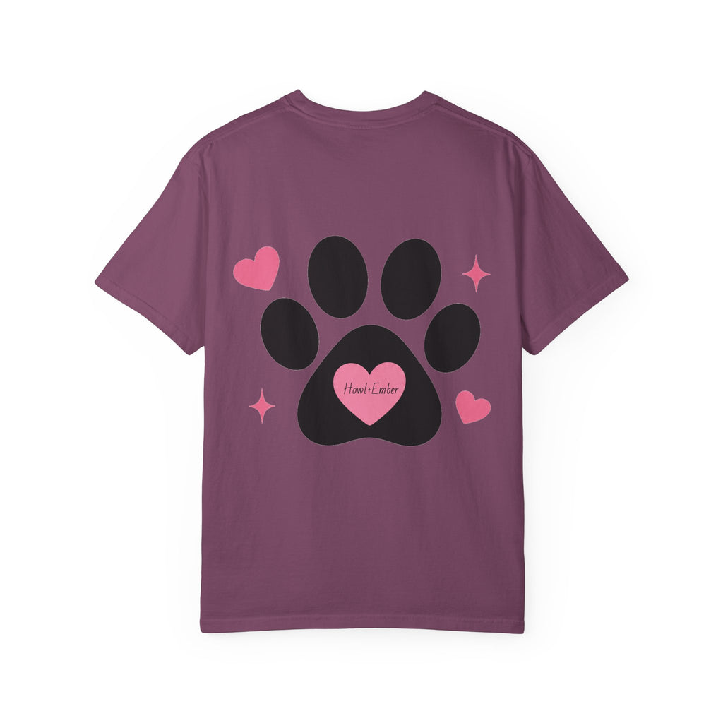 All I Need Is Dogs & Good Vibes Comfort Colors® 1717 T-Shirt | Cute Dog Lover Graphic Tee | Gift for Dog Mom | Unisex Garment-Dyed Shirt