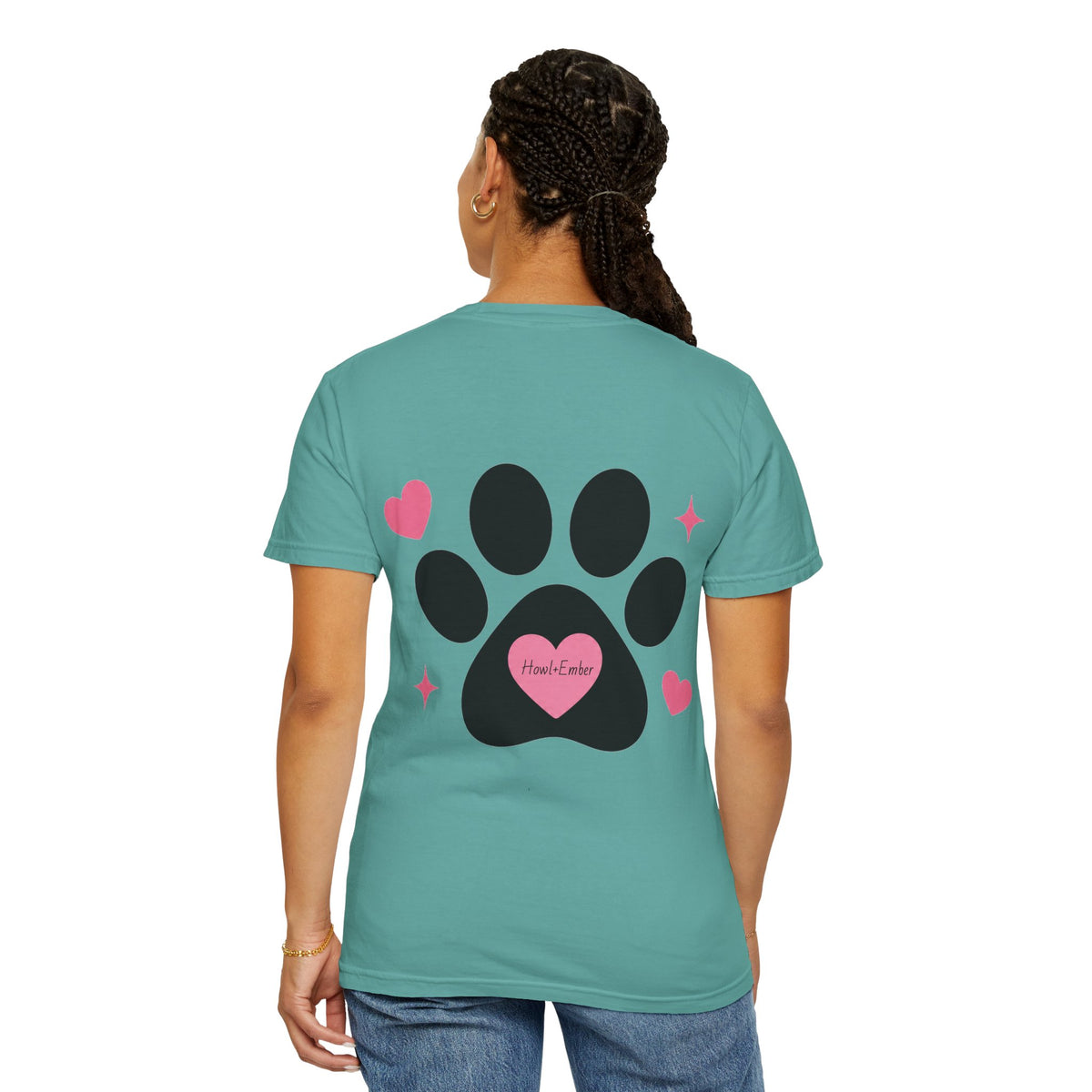 All I Need Is Dogs & Good Vibes Comfort Colors® 1717 T-Shirt | Cute Dog Lover Graphic Tee | Gift for Dog Mom | Unisex Garment-Dyed Shirt