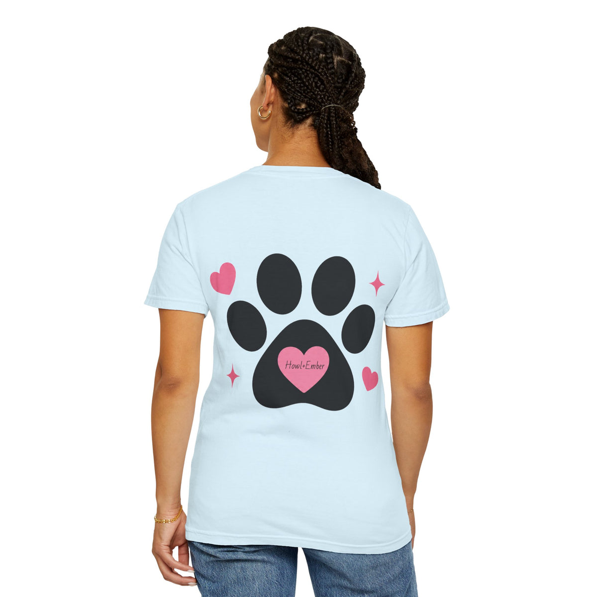 All I Need Is Dogs & Good Vibes Comfort Colors® 1717 T-Shirt | Cute Dog Lover Graphic Tee | Gift for Dog Mom | Unisex Garment-Dyed Shirt