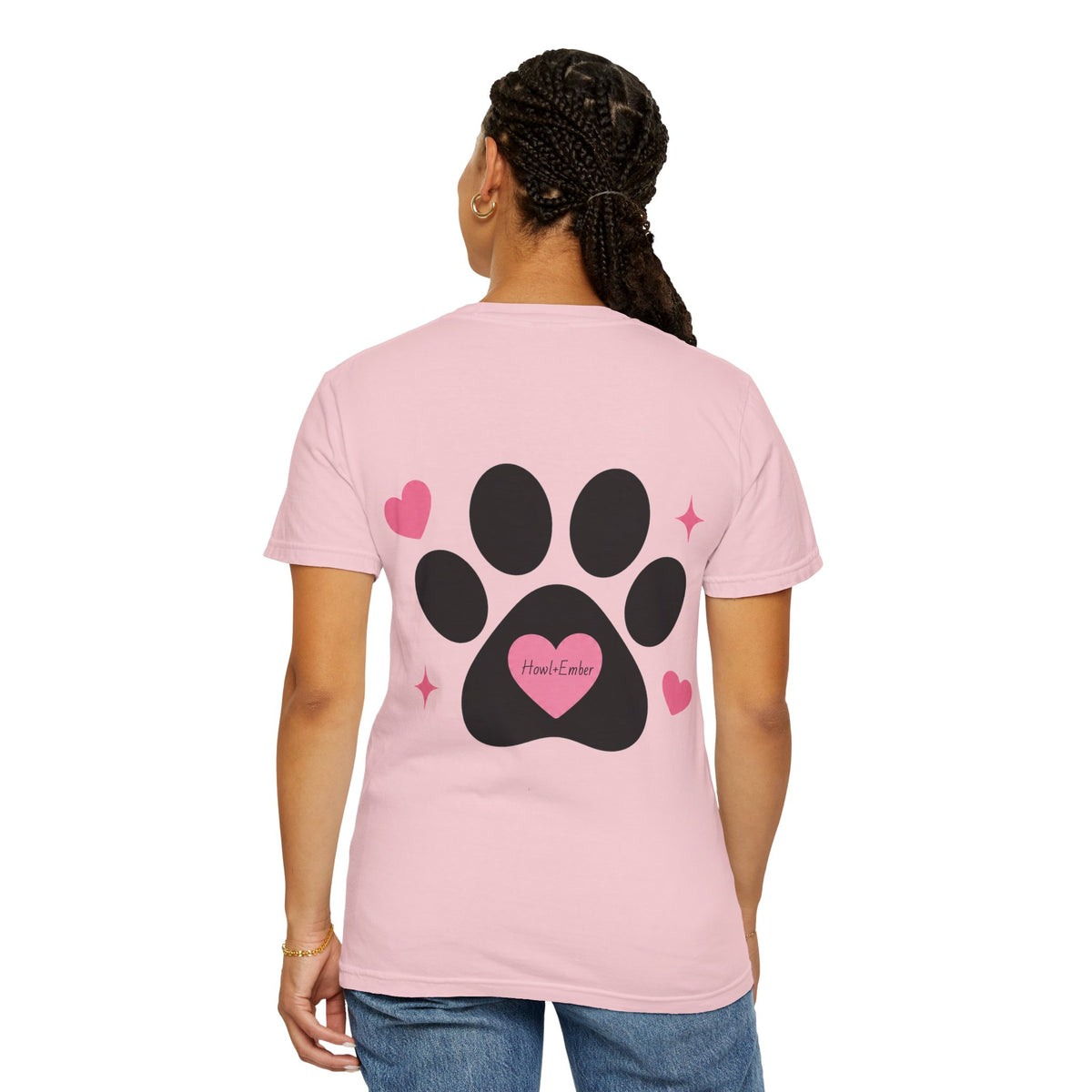 All I Need Is Dogs & Good Vibes Comfort Colors® 1717 T-Shirt | Cute Dog Lover Graphic Tee | Gift for Dog Mom | Unisex Garment-Dyed Shirt
