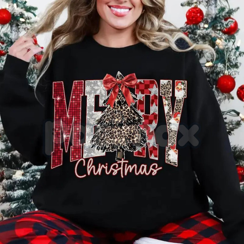 Coquette Merry Christmas Sweatshirt, view 5