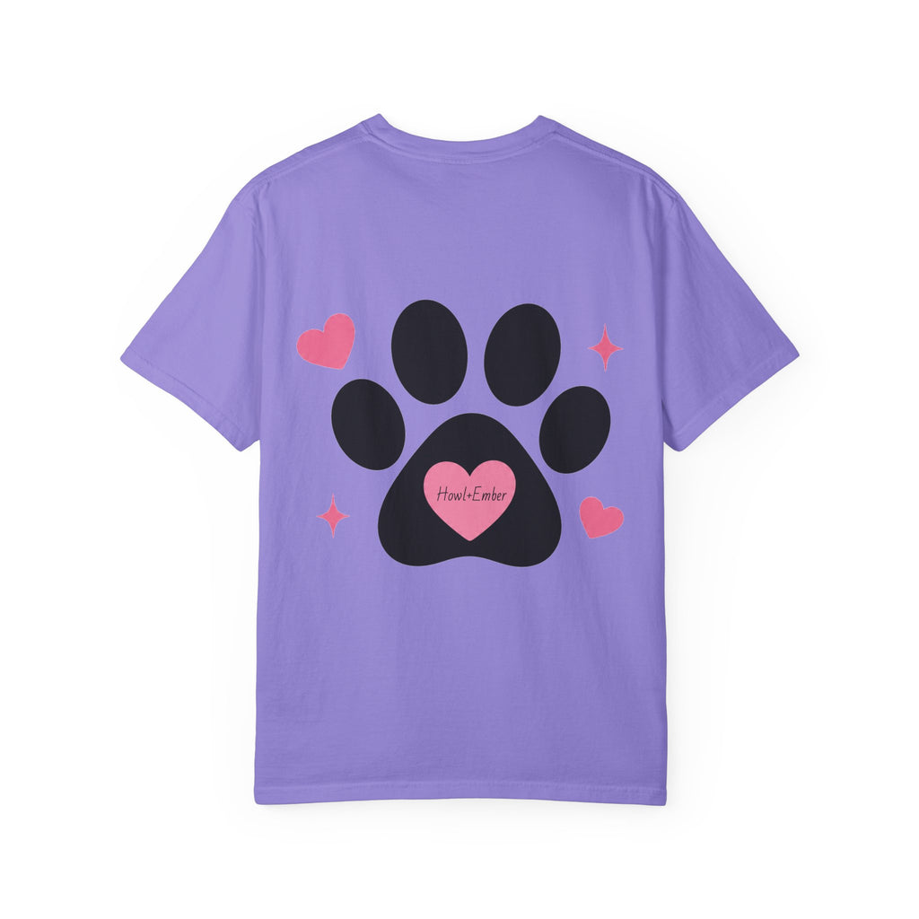 All I Need Is Dogs & Good Vibes Comfort Colors® 1717 T-Shirt | Cute Dog Lover Graphic Tee | Gift for Dog Mom | Unisex Garment-Dyed Shirt