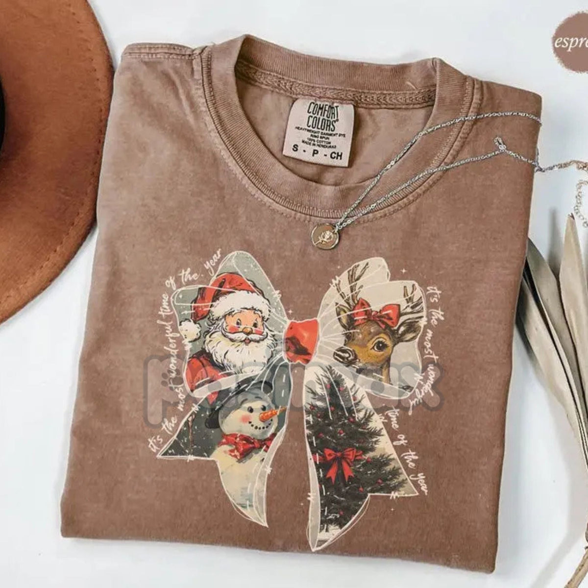 Cozy Christmas Comfort Colors T-Shirt, view 2