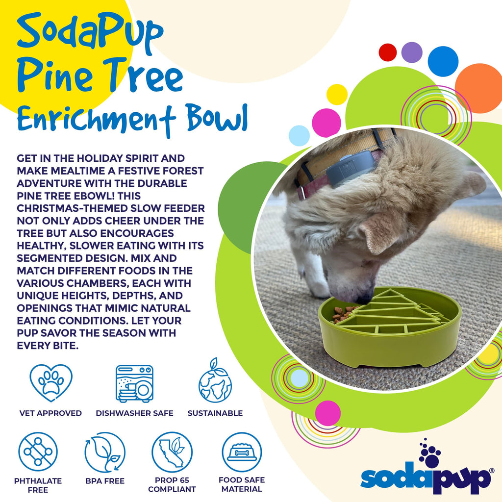 SodaPup Pine Tree eBowl, view 4
