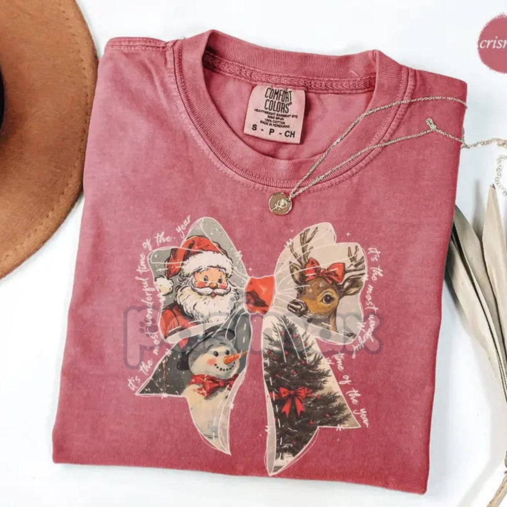 Cozy Christmas Comfort Colors T-Shirt, view 3