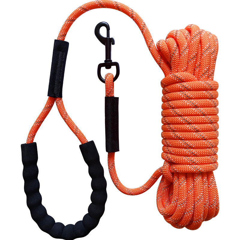 Dog Leash | 2-Meter Extended Strap | Black & Orange