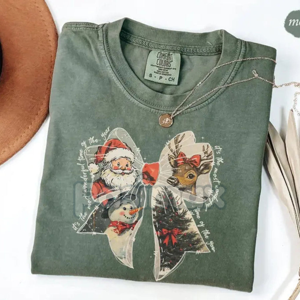 Cozy Christmas Comfort Colors T-Shirt, view 5