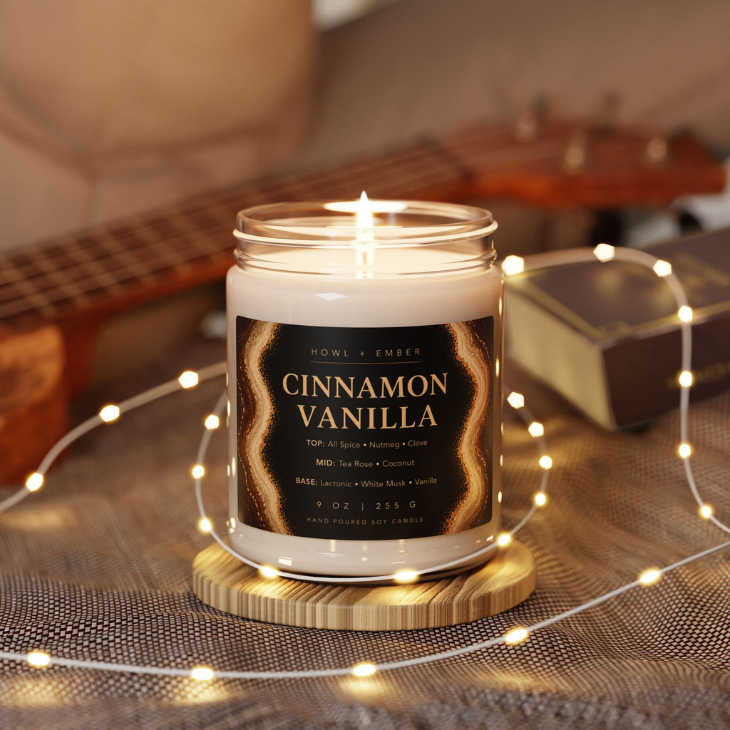 Cinnamon Vanilla, 9oz Soy Candle