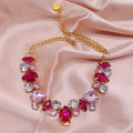 Cat & Dog Gem Pearl Princess Necklace