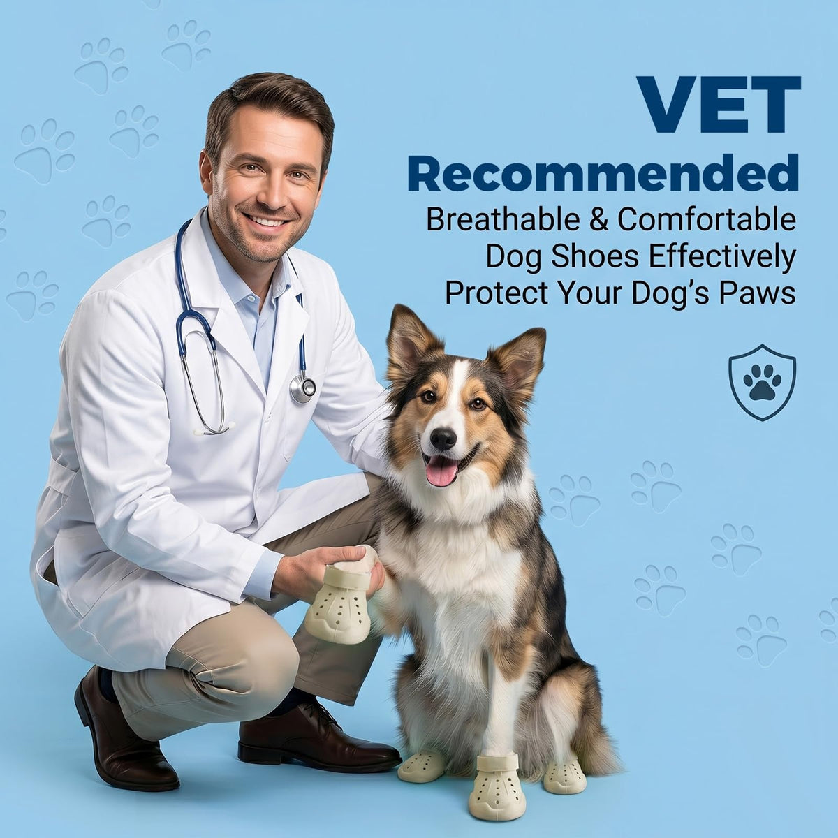 Dog Clog Boots | Waterproof Breathable Sandal Shoes for Dogs