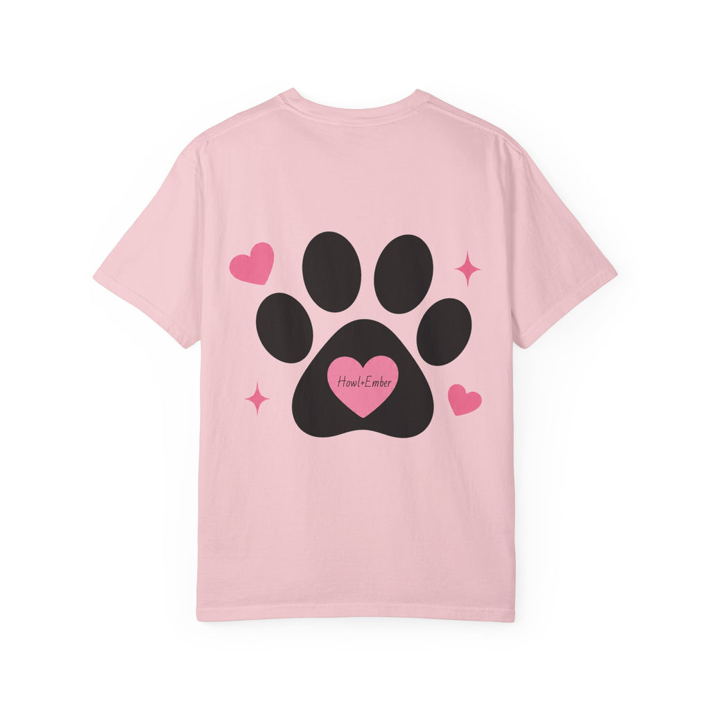 All I Need Is Dogs & Good Vibes Comfort Colors® 1717 T-Shirt | Cute Dog Lover Graphic Tee | Gift for Dog Mom | Unisex Garment-Dyed Shirt