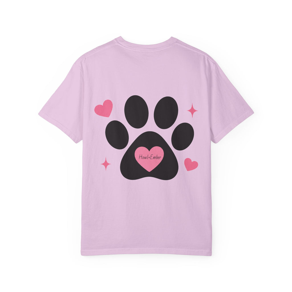 All I Need Is Dogs & Good Vibes Comfort Colors® 1717 T-Shirt | Cute Dog Lover Graphic Tee | Gift for Dog Mom | Unisex Garment-Dyed Shirt