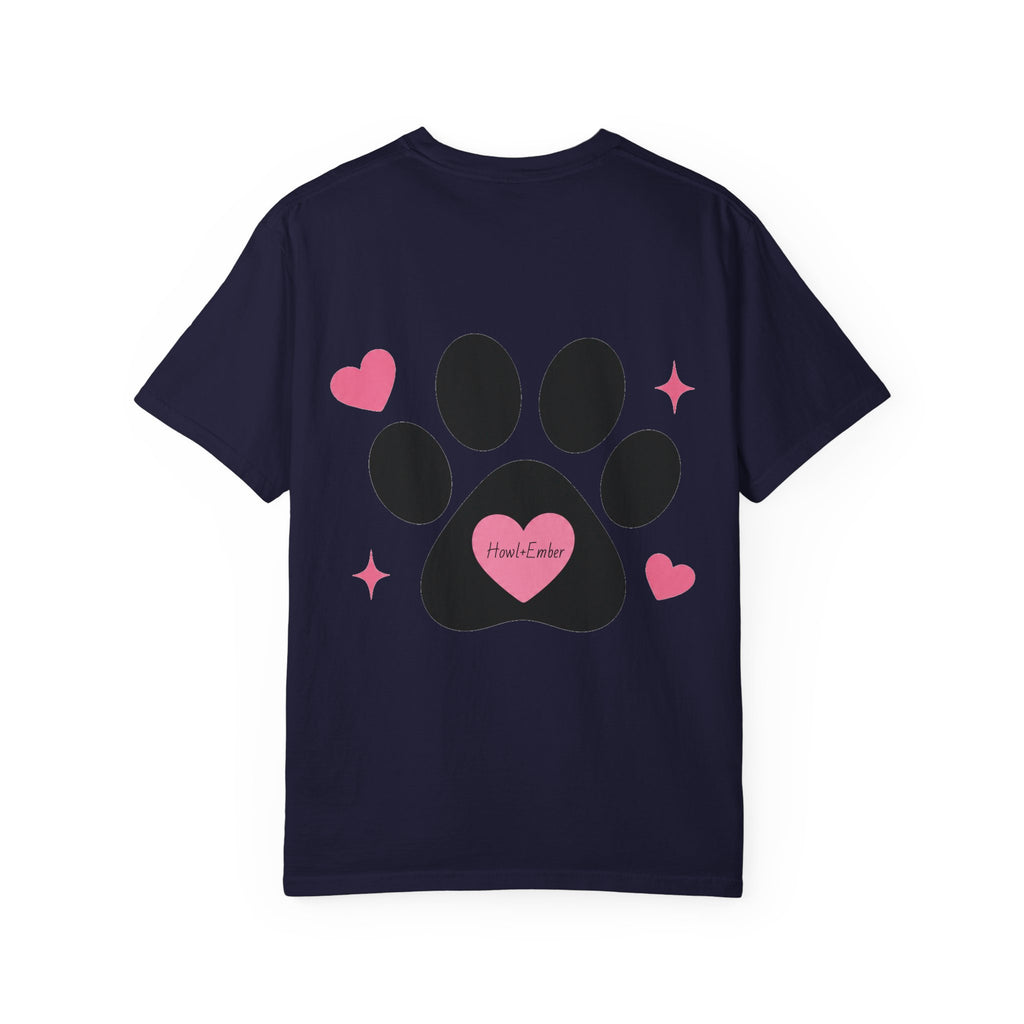 All I Need Is Dogs & Good Vibes Comfort Colors® 1717 T-Shirt | Cute Dog Lover Graphic Tee | Gift for Dog Mom | Unisex Garment-Dyed Shirt