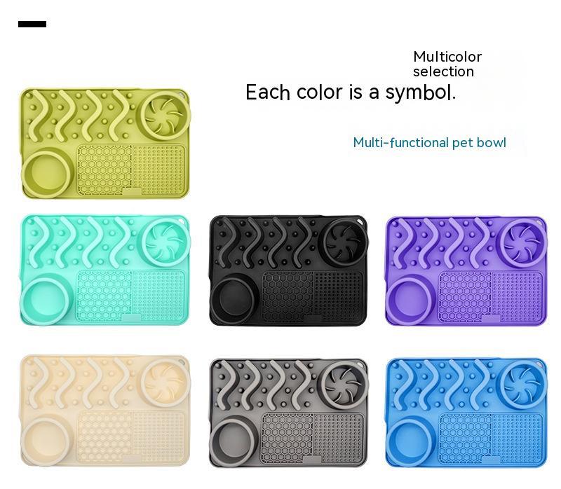 Silicone Slow Feeder Licking Mat for Dogs & Cats | Multiple Sizes & Colors