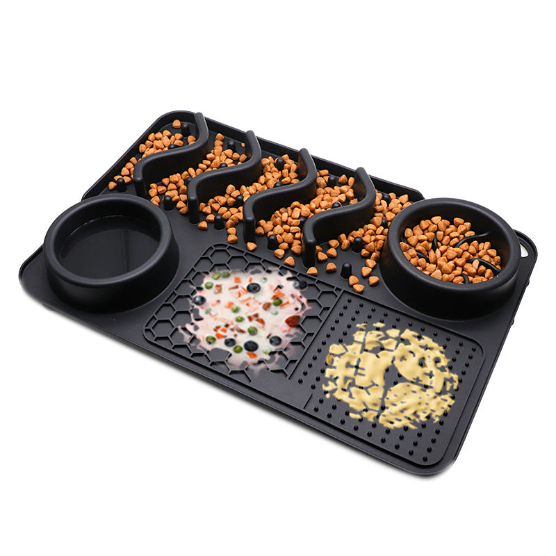 Silicone Slow Feeder Licking Mat for Dogs & Cats | Multiple Sizes & Colors