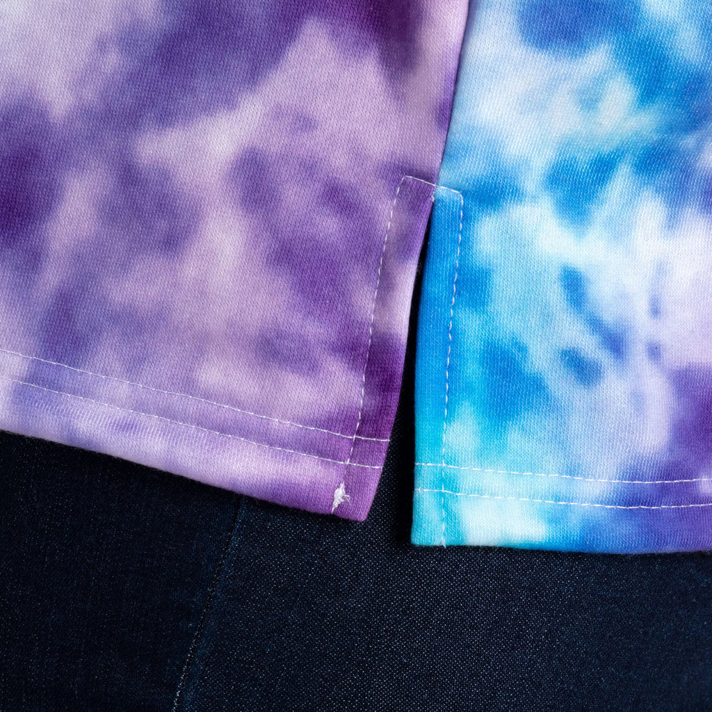 Paw Tie-Dye Stripe Crew Sweatshirt, view 4