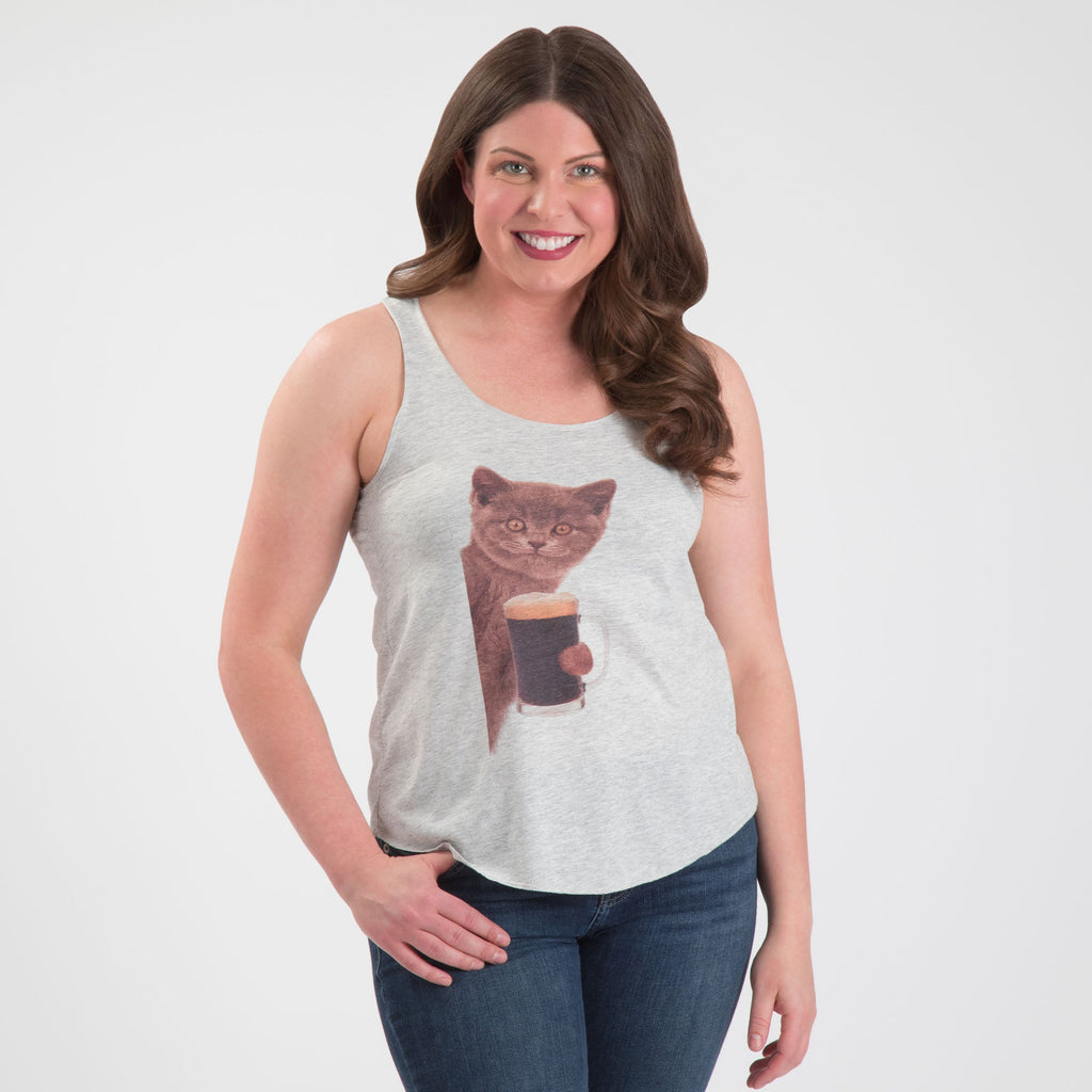 Cat Happy Hour Tank Top, view 2
