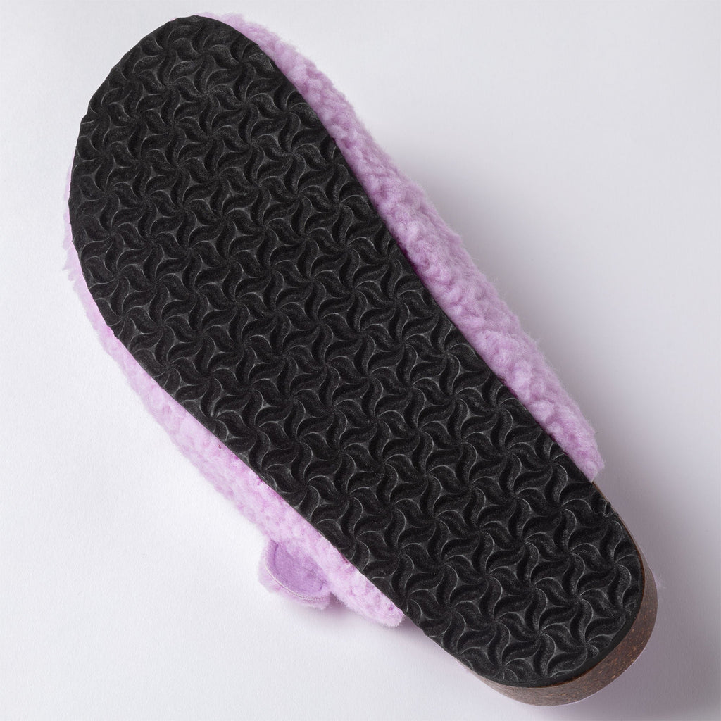 Paw Print Sherpa Fleece Clog Slippers, view 11