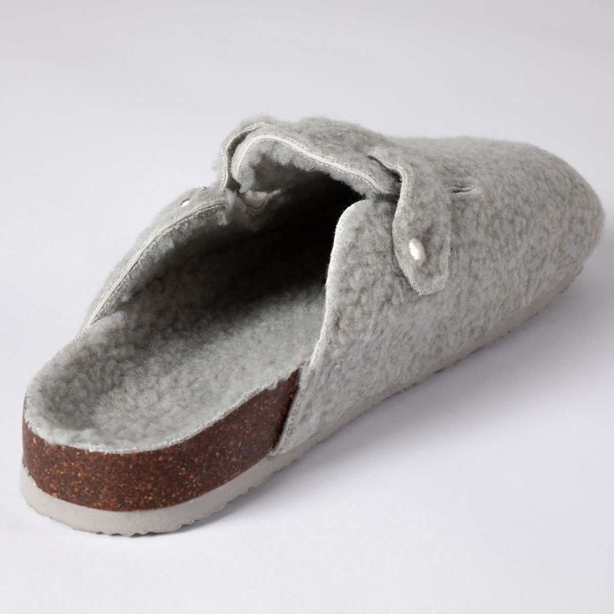 Paw Print Sherpa Fleece Clog Slippers, view 5