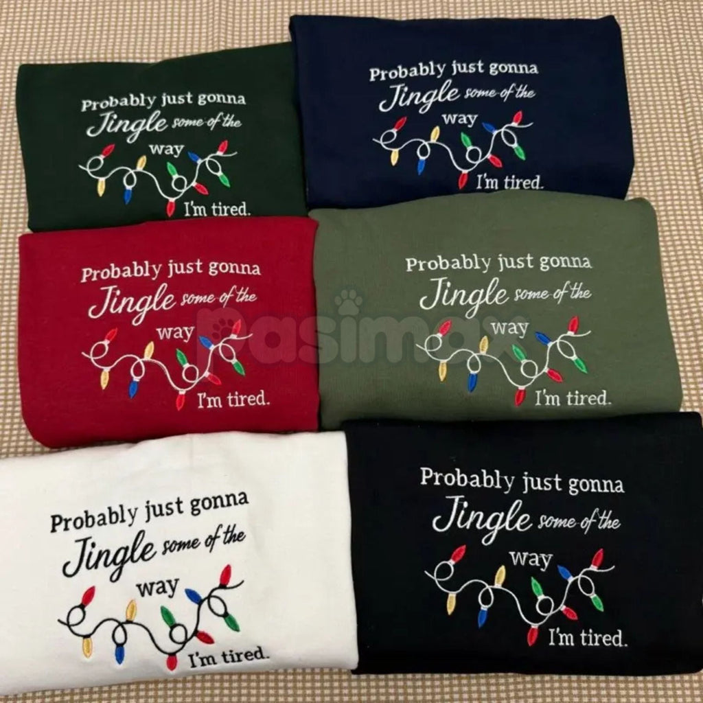 Funny Christmas Embroidered Sweatshirt