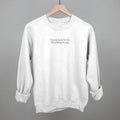 I'm Just Here For The Christmas Music sweatshirt in White