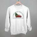 Christmas Tree Farm 1989 sweatshirt in White