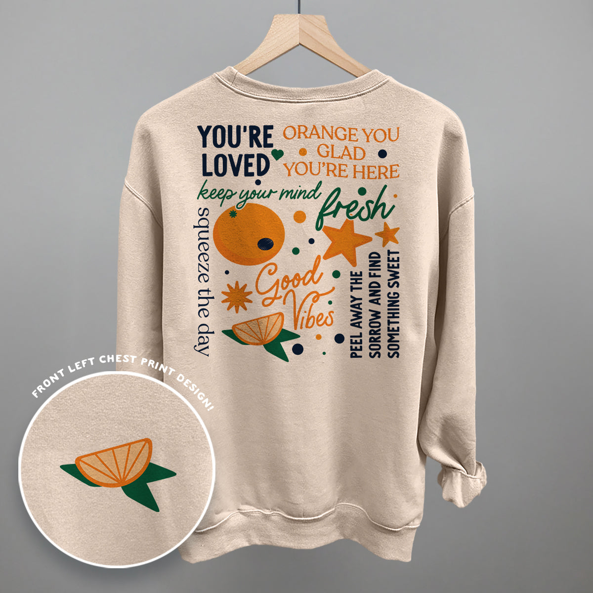 Keep Your Mind Fresh Back Print T-Shirt | Motivational Graphic Tee