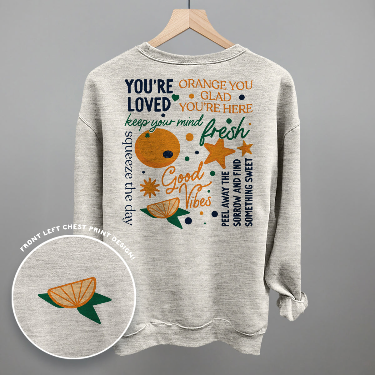 Keep Your Mind Fresh Back Print T-Shirt | Motivational Graphic Tee