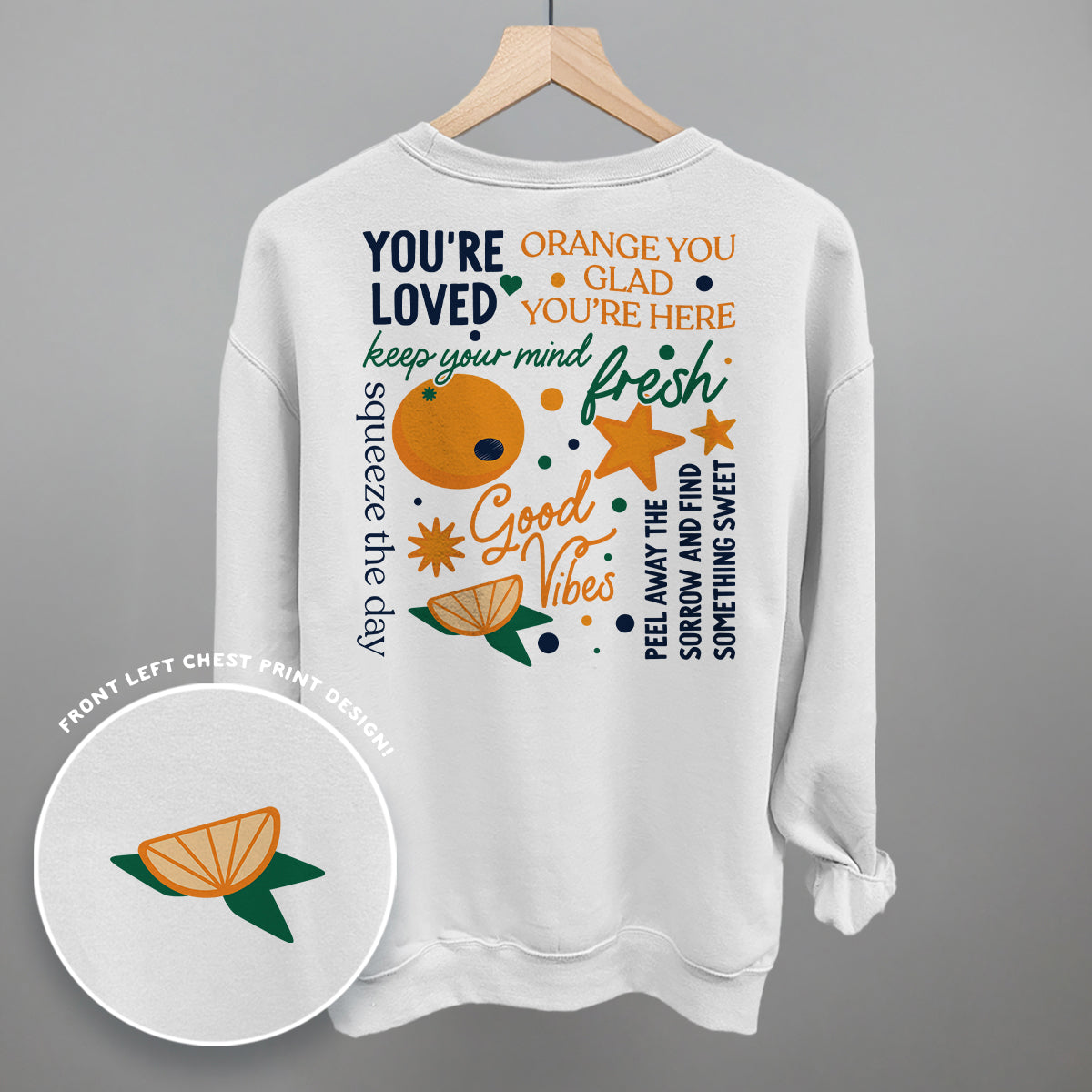 Keep Your Mind Fresh Back Print T-Shirt | Motivational Graphic Tee