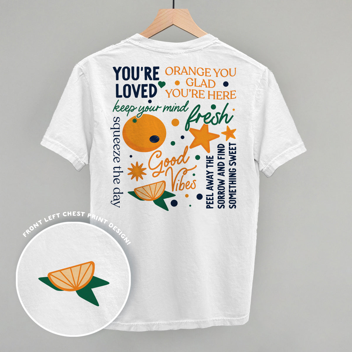 Keep Your Mind Fresh Back Print T-Shirt | Motivational Graphic Tee
