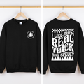 Thick and Sprucy funny Christmas sweatshirt in Black