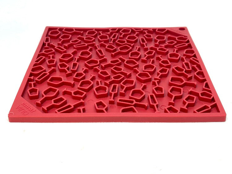 SodaPup Vino Dog eMat | Wine-Themed Lick Mat for Dogs & Cats | USA Made