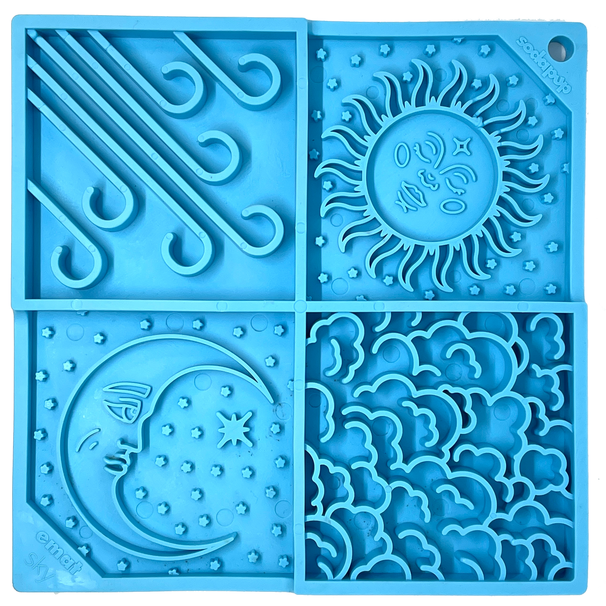 SodaPup Sky eMat | Celestial Lick Mat for Dogs & Cats | USA Made