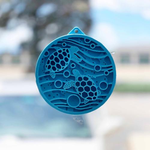 SodaPup Turtle eMat-Mini | Suction Cup Lick Mat for Small Dogs & Cats