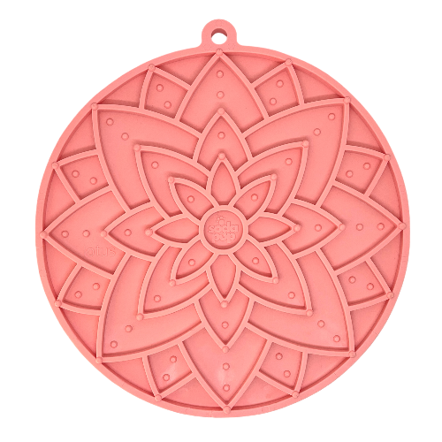 SodaPup Lotus eMat | Suction Cup Lick Mat for Dogs & Cats | USA Made