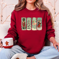 Nutcracker ballet Santa Christmas sweatshirt in Garnet Red