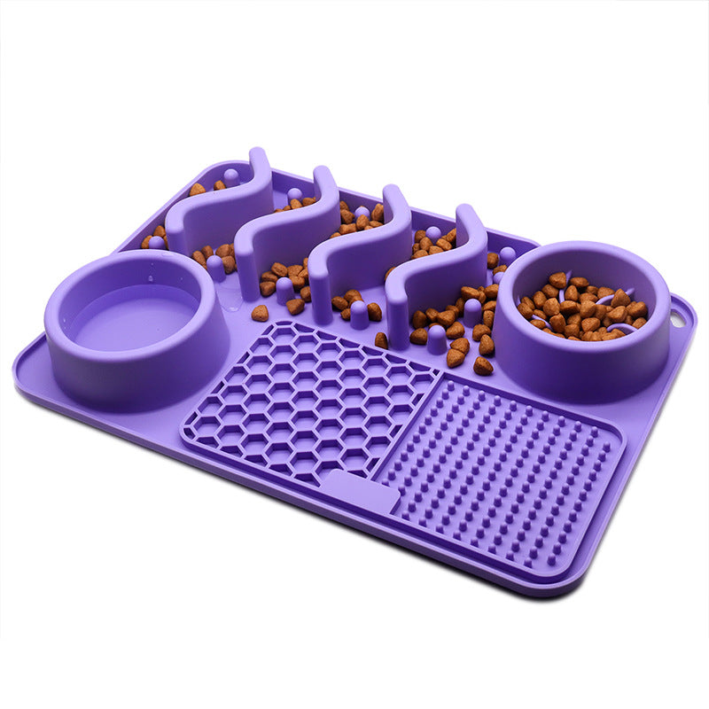 Silicone Slow Feeder Licking Mat for Dogs & Cats | Multiple Sizes & Colors