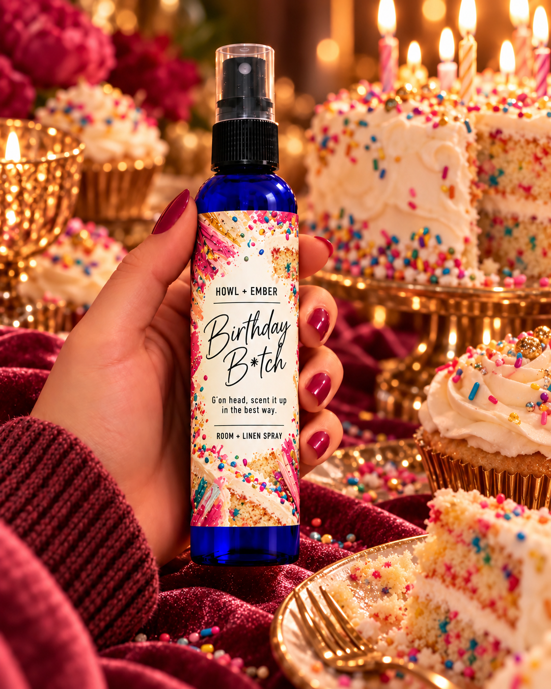 Birthday B*tch bakery room spray