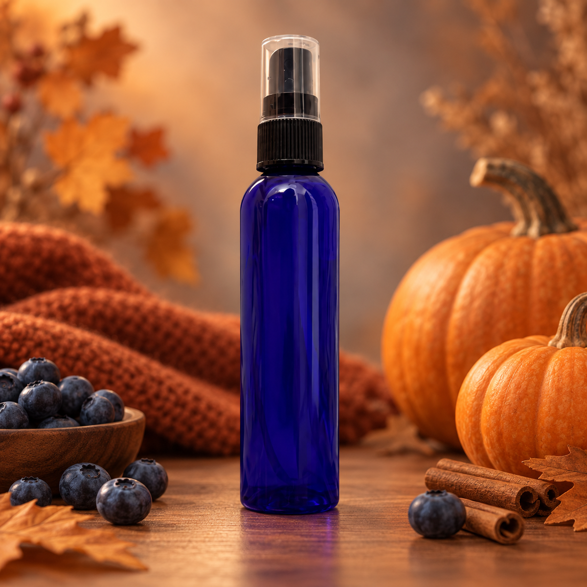 Blueberry Pumpkin Patch room and linen spray fragrance scene