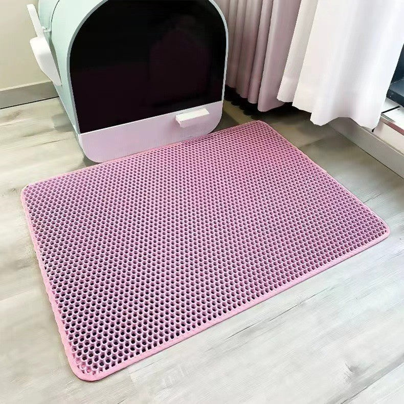 Double-Layer EVA Cat Litter Pad | Waterproof Trapping Mat