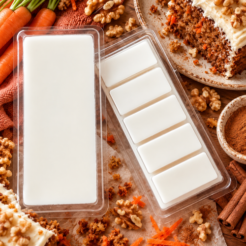 Carrot Cake Wax Melts | Bakery Para-Soy Clamshell | 1.75 oz Trial or 3.5 oz Full Size
