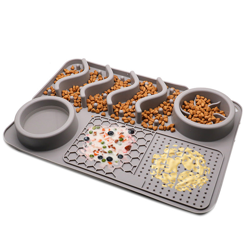 Silicone Slow Feeder Licking Mat for Dogs & Cats | Multiple Sizes & Colors